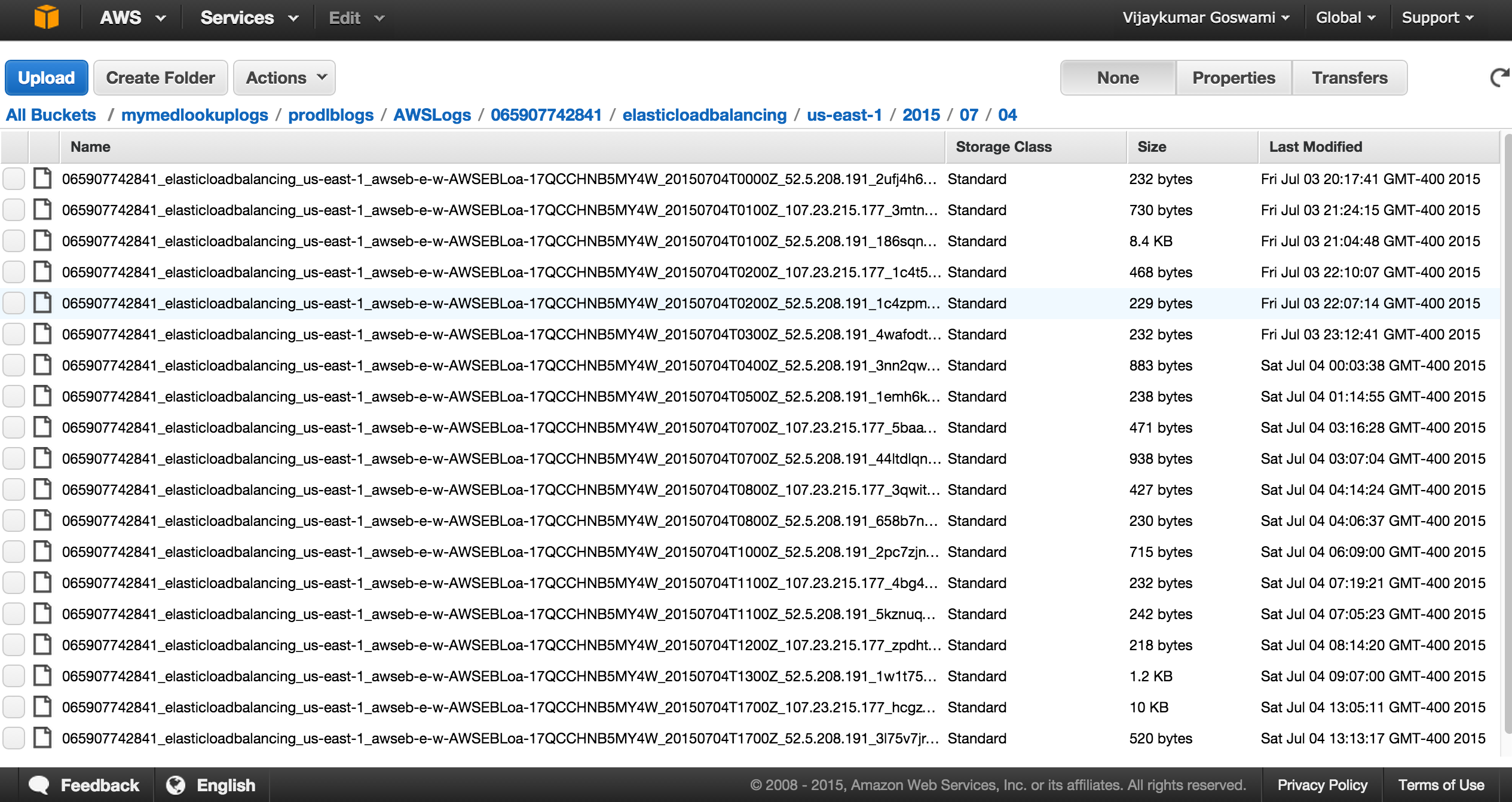 Load balancer logs saved to S3 - 2